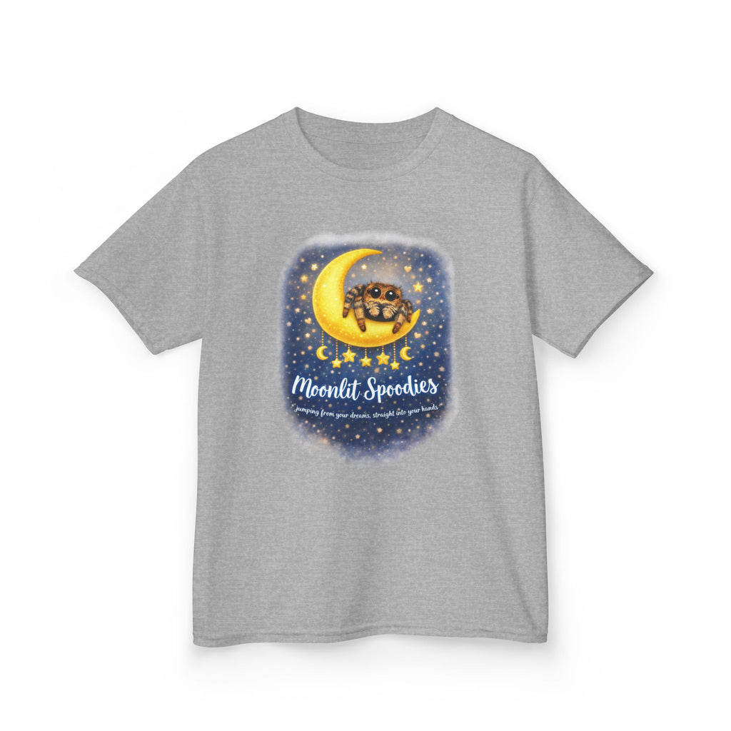 Kids Tee — 'Moonlit Speeders' Cute Moon & Turtle Night Sky Graphic