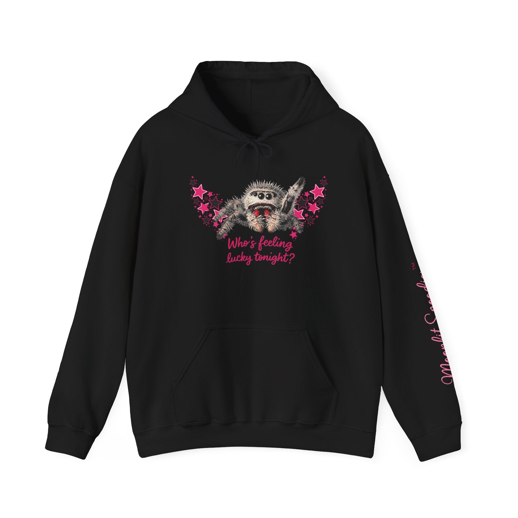 Hoodie — Featuring Lucky “Who’s Feeling Lucky Tonight?” Plush Halloween Pullover