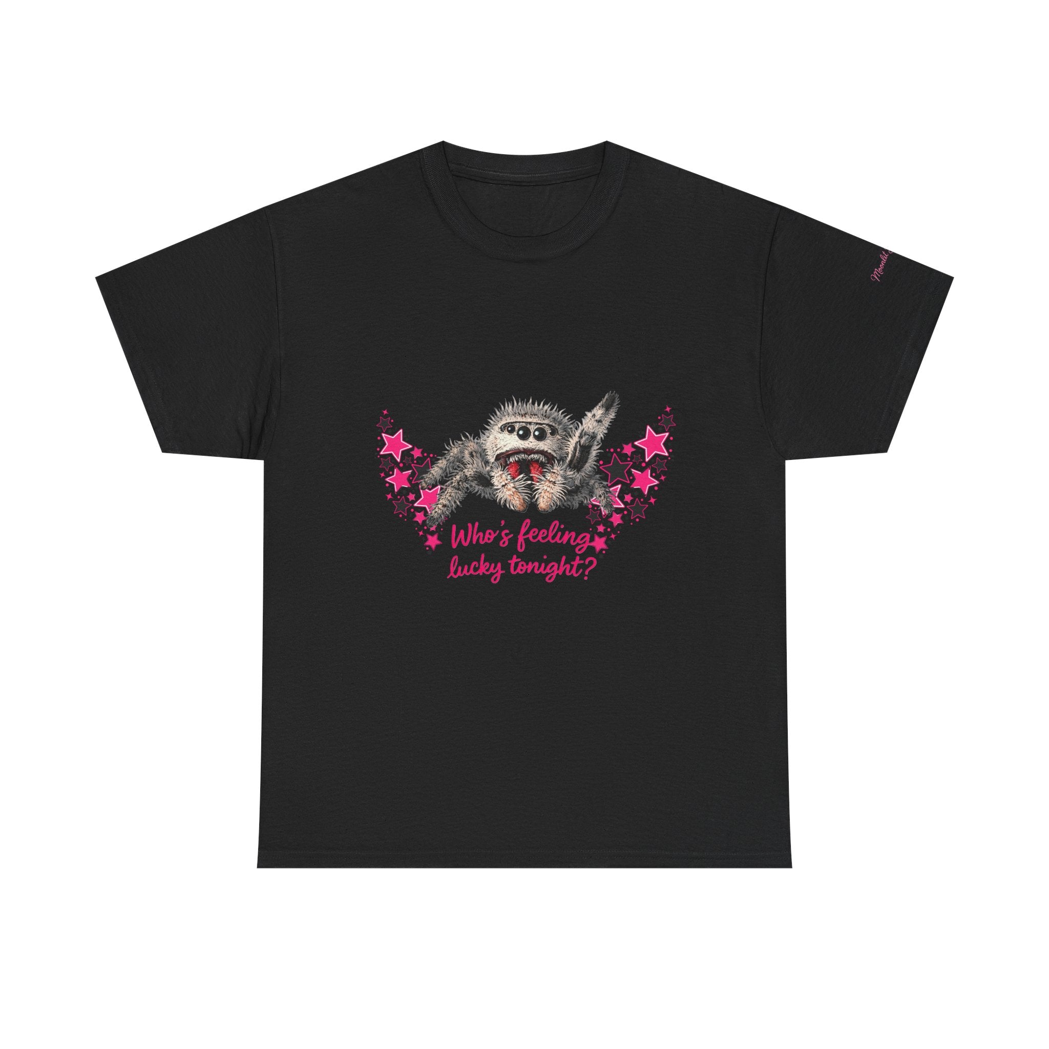 Who’s Feeling Lucky Tonight Spider T-Shirt — Lucky the Spider Graphic Tee