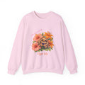 Tiger Lily Floral Sweatshirt — 'Tiger Lily' Vintage Flower & Tiger Sketch Crewneck