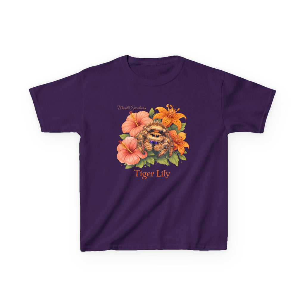 Kids Tee — Tiger Lily Floral Graphic