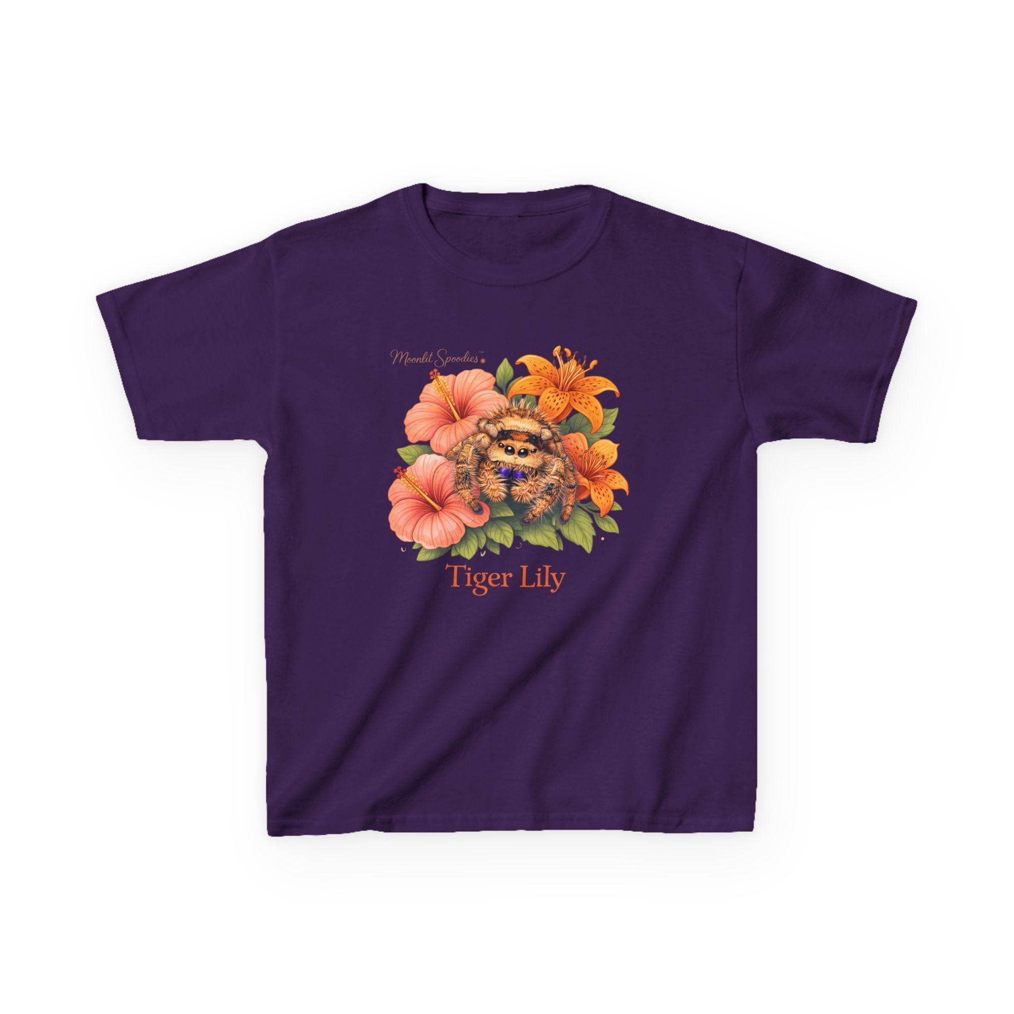 Kids Tee — Tiger Lily Floral Graphic