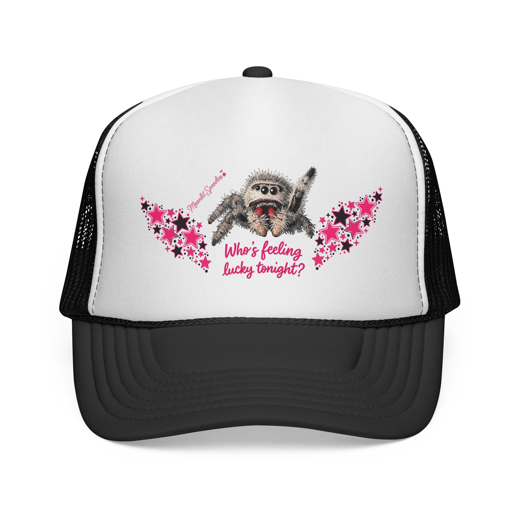 Trucker Cap — 'Who's Feeling Lucky Tonight' Lucky Spider