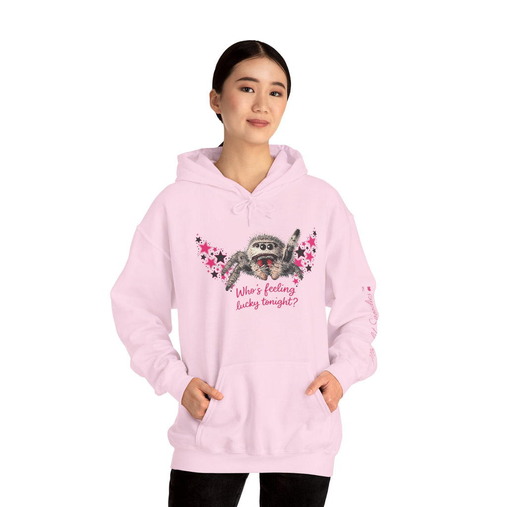 Hoodie — Featuring Lucky “Who’s Feeling Lucky Tonight?” Plush Halloween Pullover