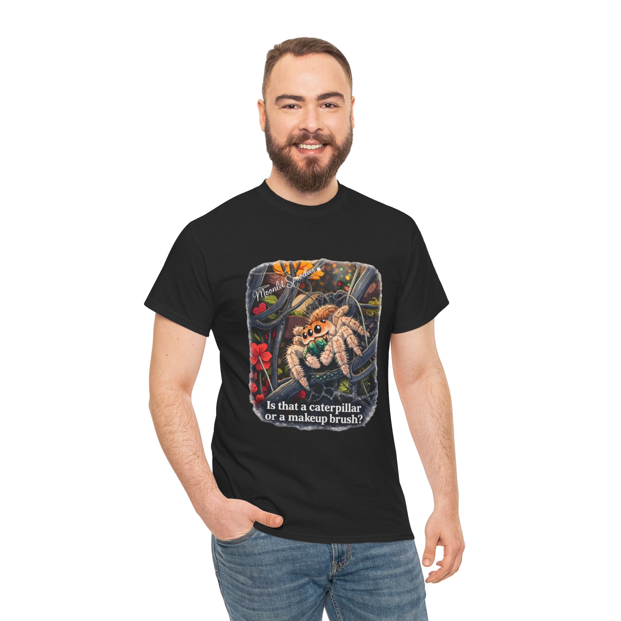 Jumping Spider 'Octokitty' T-Shirt — Hanako Investigates (Cute Arachnid Tee)