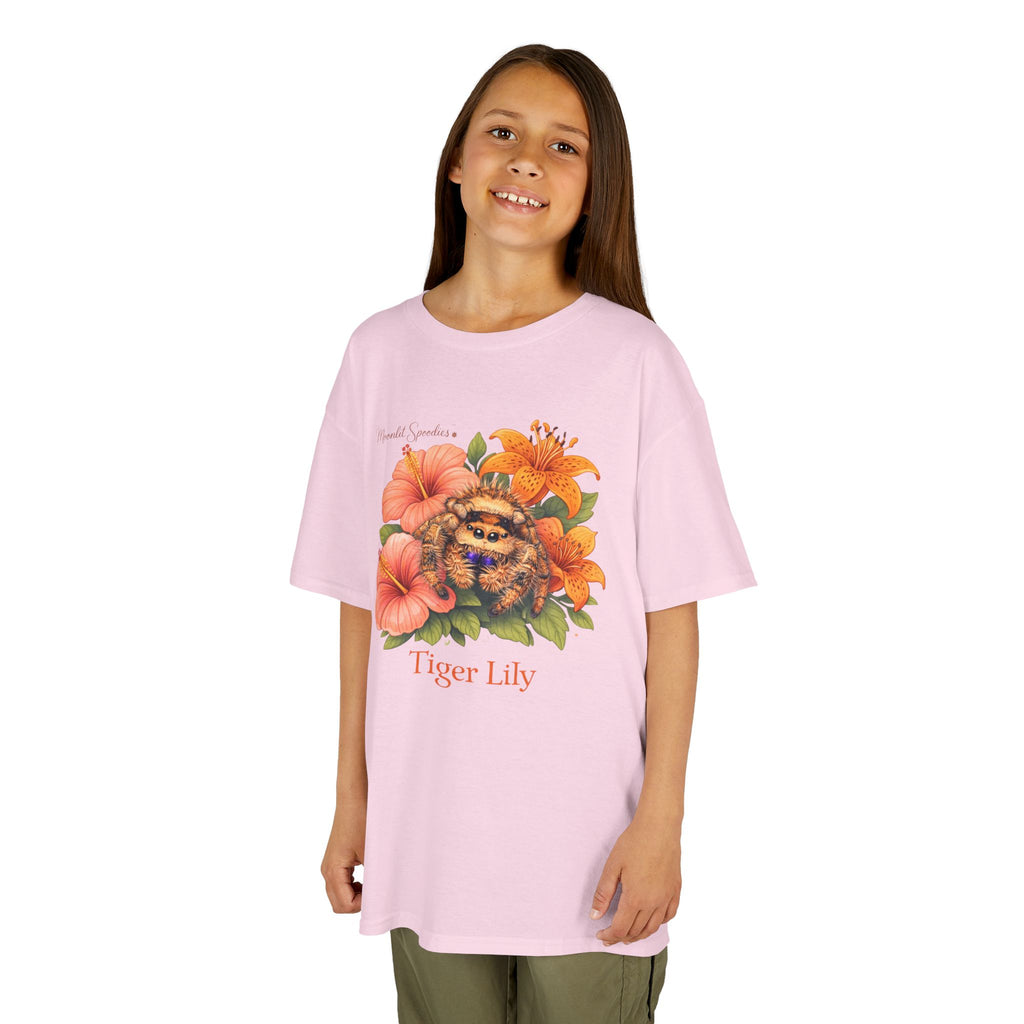 Kids Tee — Tiger Lily Floral Graphic