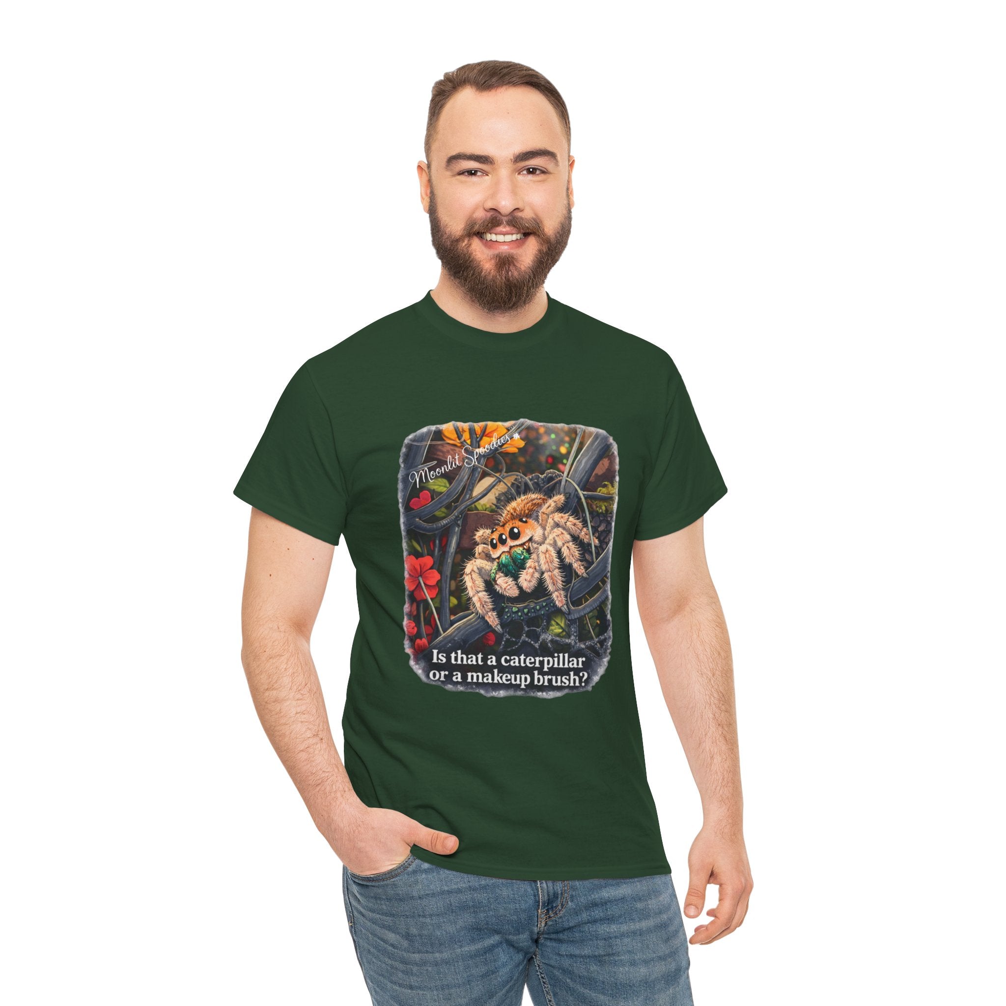 Jumping Spider 'Octokitty' T-Shirt — Hanako Investigates (Cute Arachnid Tee)