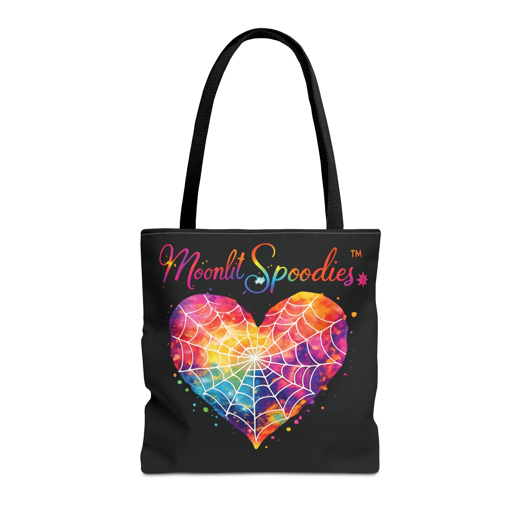 Moonlit Spoodies Rainbow Heart Tote Bag