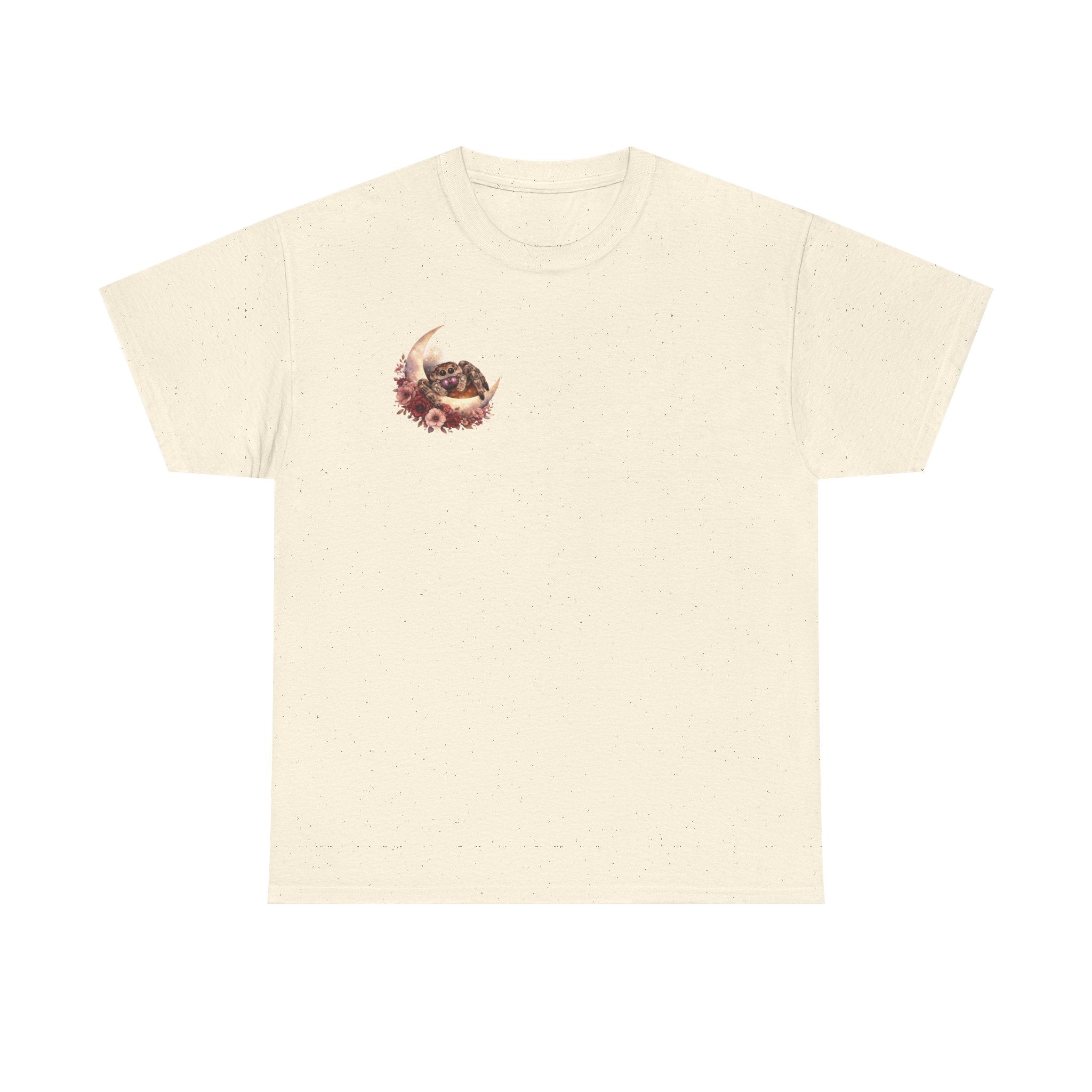 Moonlit Spoodies Tee — Minimal Sorsha Front Graphic with Logo & Slogan Back