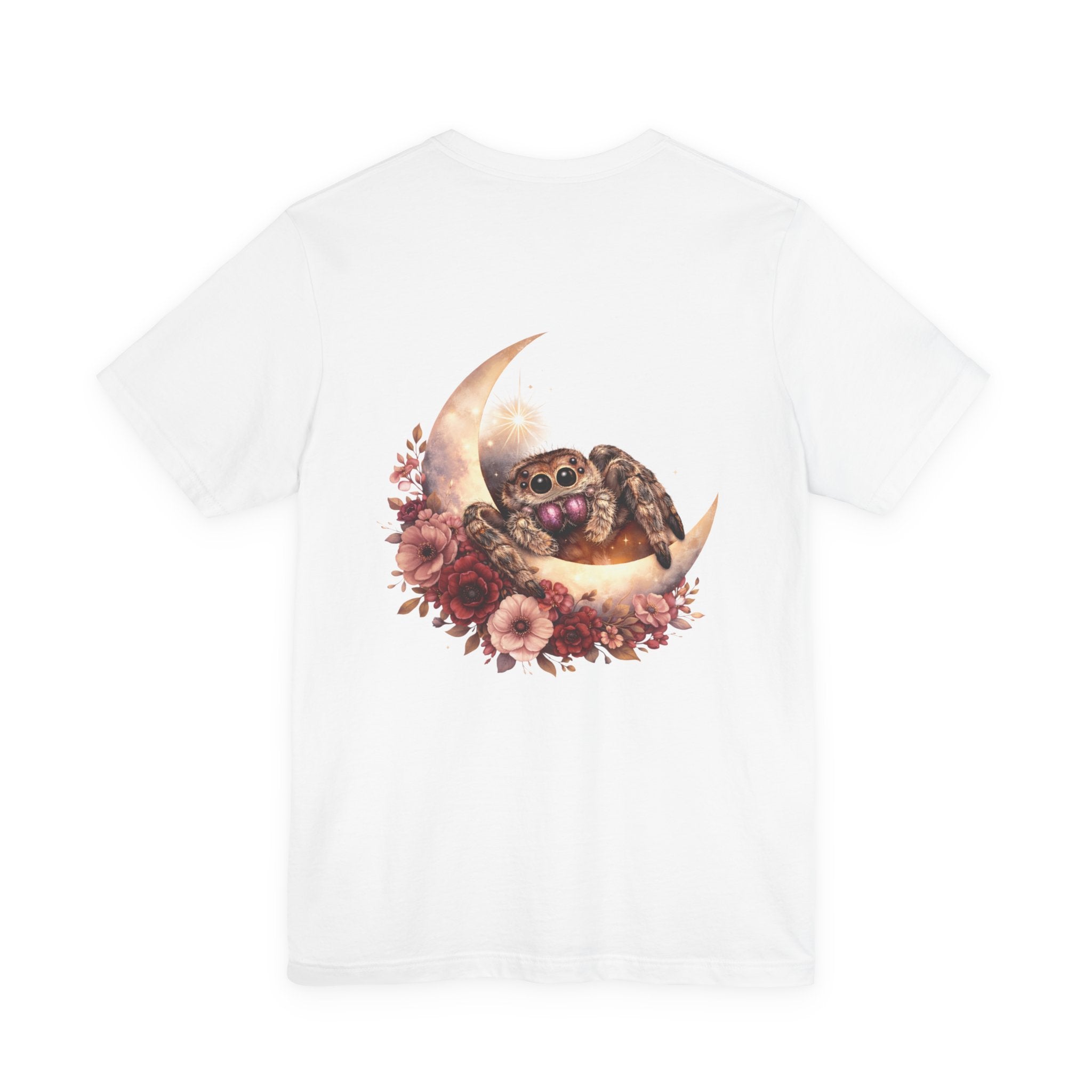 Jumping Spider Crescent Moon Tee — “Sorsha” Spoodies Moonlit Design