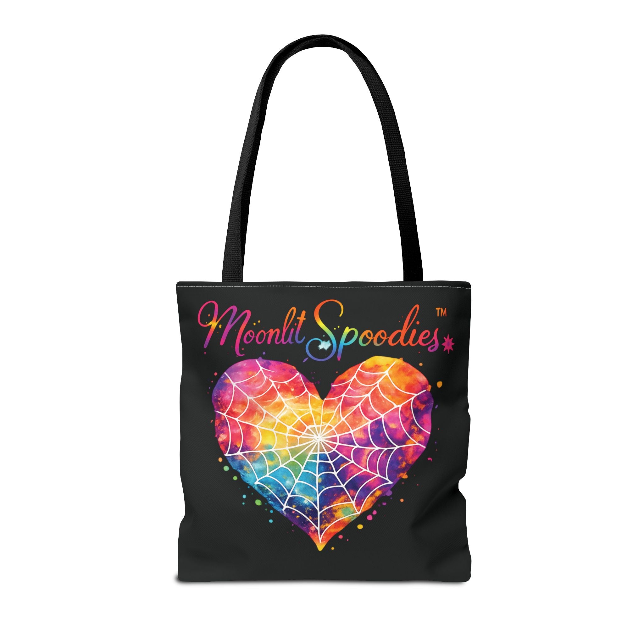 Moonlit Spoodies Rainbow Heart Tote Bag