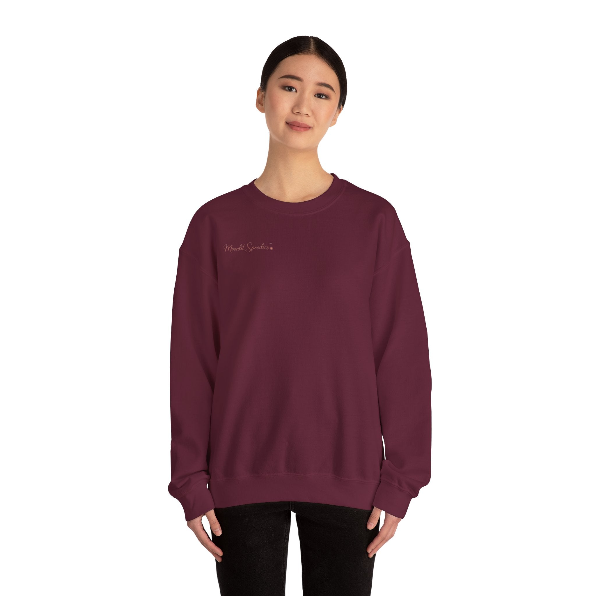 Tiger Lily Jumping Spider Sweatshirt — Moonlit Spoodies Floral Backprint